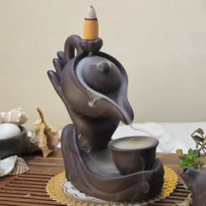 Керамічна підставка водоспад під рідкий дим дань гармонії, мала №9