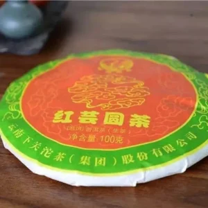 Чай Шен пуер 100г 2016р Хун'юньюань лелека від Сягуань Xiaguan Huihuituo №4