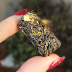 Чай Шен пуер 7г 2025р Чайна цукерка в квітках жасміну від Ле Сінсян з Юньнань №5, ваговий 1кг №2