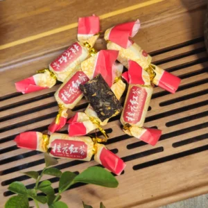 Чай Дянь хун 7г 2025р Чайна цукерка в квітах османтуса від Ле Сінсян з Юньнань №3, поштучно №1