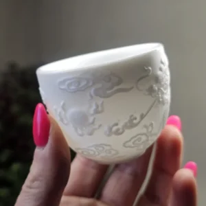 Піала порцелянова різьблена 60мл кубок Руї, дракон №2