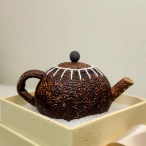 Подарунковий мандариновий чайник Шу пуеру Да Хун Ган у футлярі №5