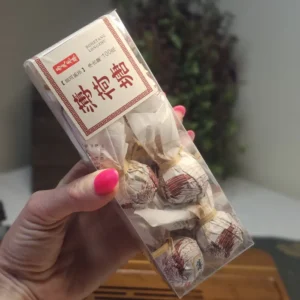 Чай Шу пуер у формі драганболу 100г 2022р перлина тихого ставка, від Сонгде №2