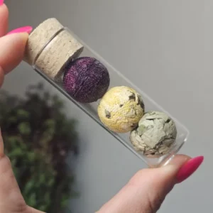 Чай 7г квіткова перлина дракона ручної роботи, скляна колба №2