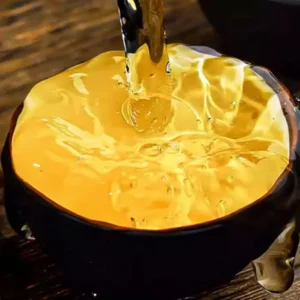 Чай Шен пуер 2023р 100г колекція золота печатка Банчжан зі старого дерева №2