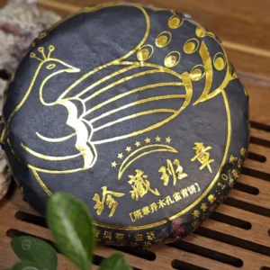 Чай Шен пуер 2023р 100г колекція золота печатка Банчжан зі старого дерева №1