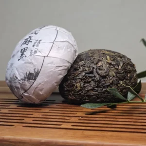 Шен пуер 100г 2016року Юньнань Іу Ма Хей у формі Туоча №3