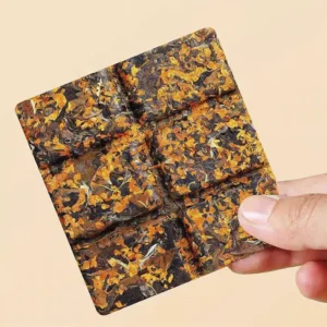 Чай білий 30г 2025року Шоу мей з квітами османтуса з Фуцзянь від Чень Іфань у залізному футлярі №2