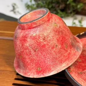 Майстер гайвань рожеве сяйво 150мл з левітуючею кришкою, ісинська глина у подарунковій коробці №9