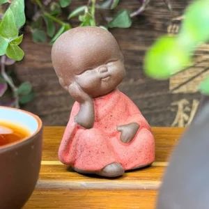 Чайна фігурка монах тихий споглядач, з ісинської глини №1