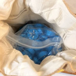 Чай Шу пуер з квітами женьшеня 500г 2024р від Сонгде, у подарунковому мішечку №1