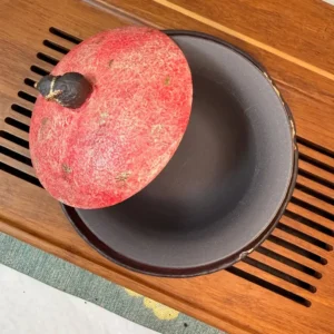 Майстер гайвань рожеве сяйво 150мл з левітуючею кришкою, ісинська глина у подарунковій коробці №10