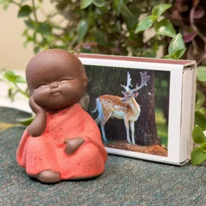 Чайна фігурка монах тихий споглядач, з ісинської глини №4