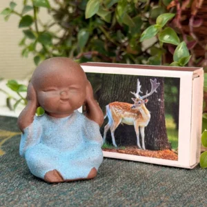 Чайна фігурка монах хранитель тиші, з ісинської глини №5