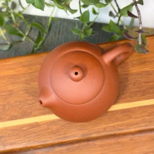 Чайна фігурка мікрочайник 22мл з Ісинської глини, світлий низький №7