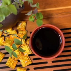 Смола шу пуера 1г квадрат Ча гао Скарб озера удачі, ваговий 1кг №1