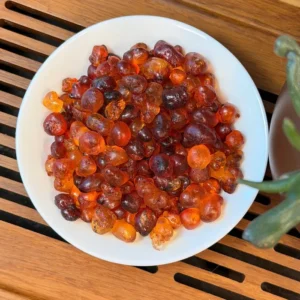 Смола персика натуральна 2025р Бурштин персикового дерева, 50грам №4