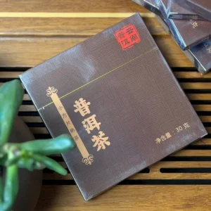 Чай Шу пуер 30г 2021року вічна класика у залізному футлярі №1