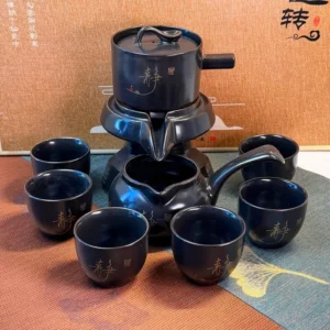 Набір для чайної церемонії шивалінгам Нічна медитація, 6 піал №1