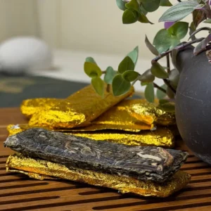 Чай Шен пуер 8г 2024р Золотий зливок з гори Буланг, поштучно №2