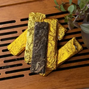 Чай Шен пуер 8г 2024р Золотий зливок з гори Буланг, поштучно №4